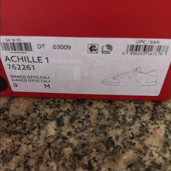 Salvatore Ferragamo Men's White and Red Sneakers - Picture 2 of 10